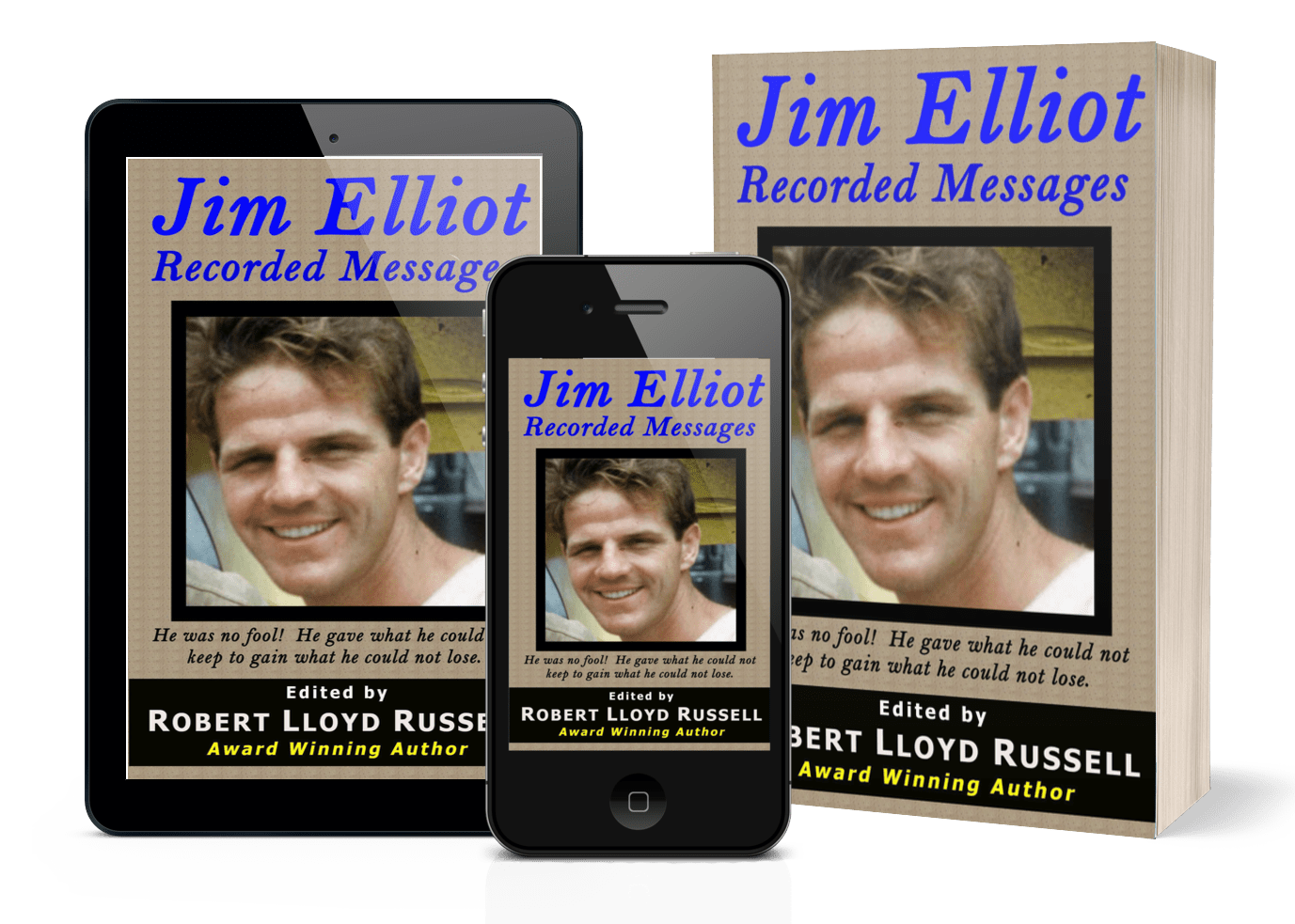 Book cover of JIM ELLIOT, Recorded Messages.